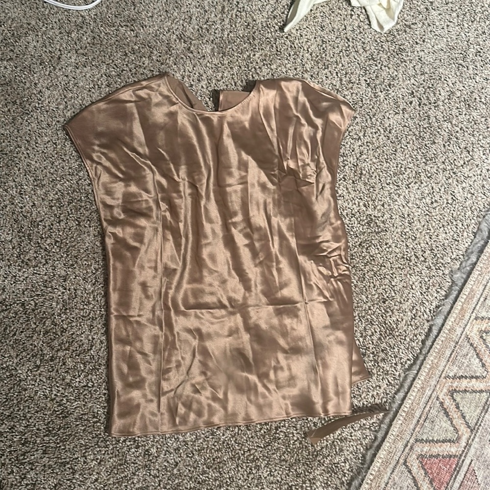 Reformation silk shirt